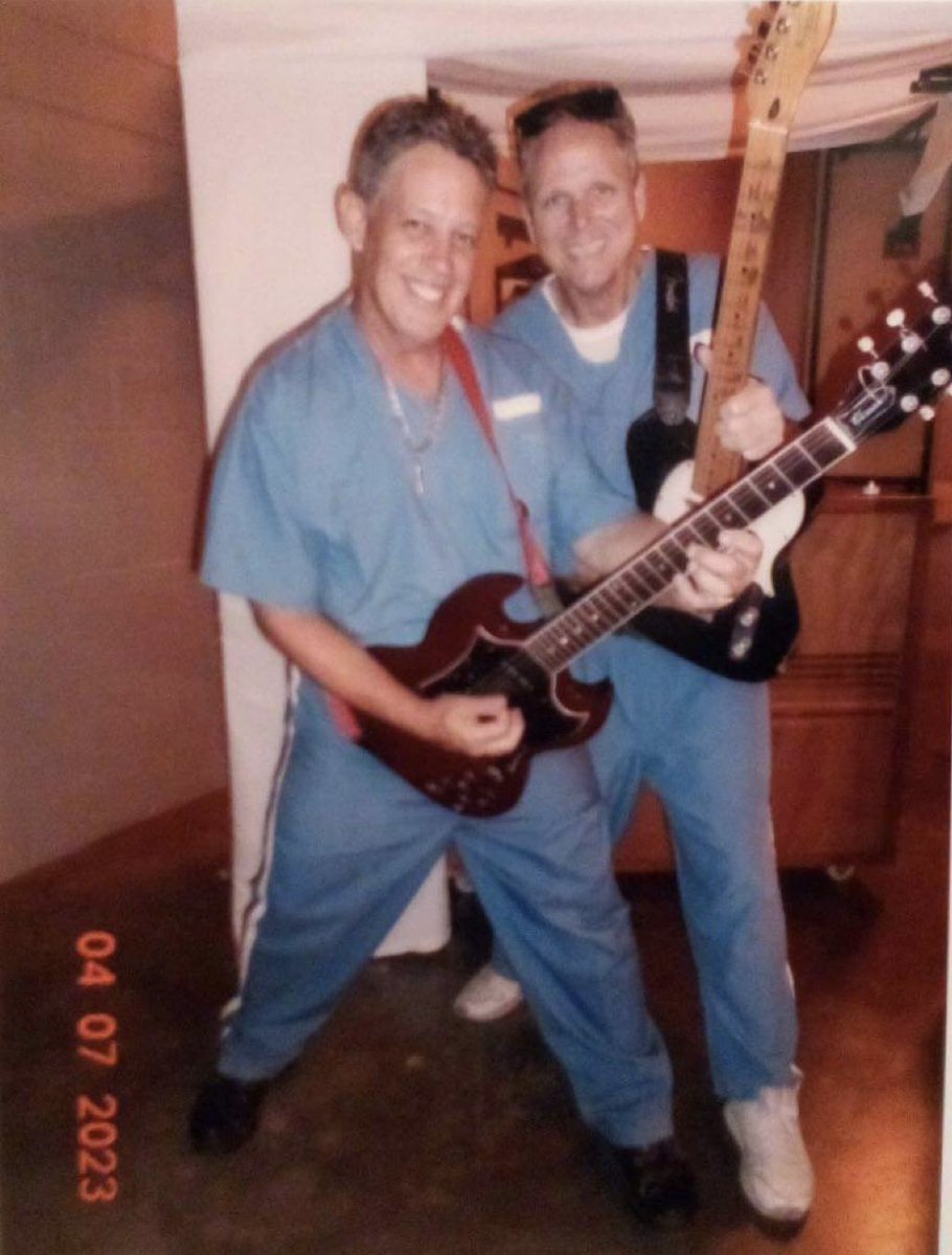 The Watchers and co-authors of the #BoneValley theme, The One Who’s Holding the Stars, Leo Schofield and Kevin Herrick.