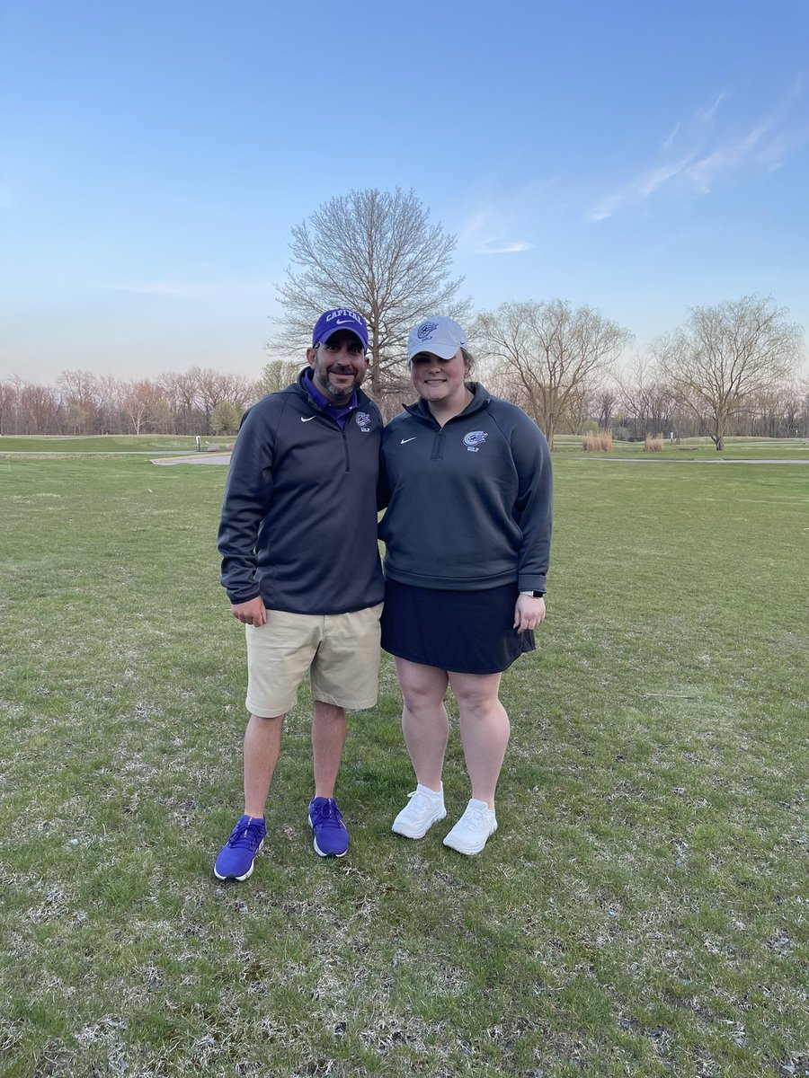 coachgarciapga's tweet photo. Such an incredible effort by this group today. Not the outcome we wanted but the fight was amazing. So much heart in this group. Loved celebrating our lone senior Reagan Johnson the heart and soul of our program #capgolf #potp https://t.co/7dkMl1c6rD