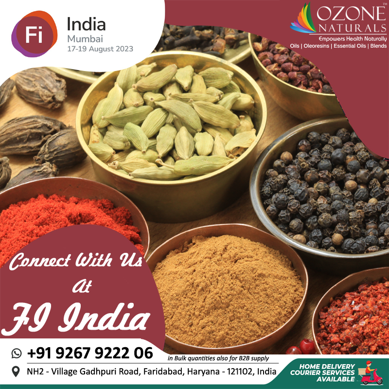 OzoneNaturalCO2's tweet photo. Dear Customers,
Sincerely welcome all of you to our booth at Fi Hi India 2023:
Ozone Naturals - SCFE Co2 Oils/Oleoresins
• Address: Bombay Exhibition Centre (BEC), Mumbai from 17-19 August 2023, India
#ozonenaturals #scfeco2oil #essentialoil #co2extract #india #naturalproducts https://t.co/FKQQ29m7Dz