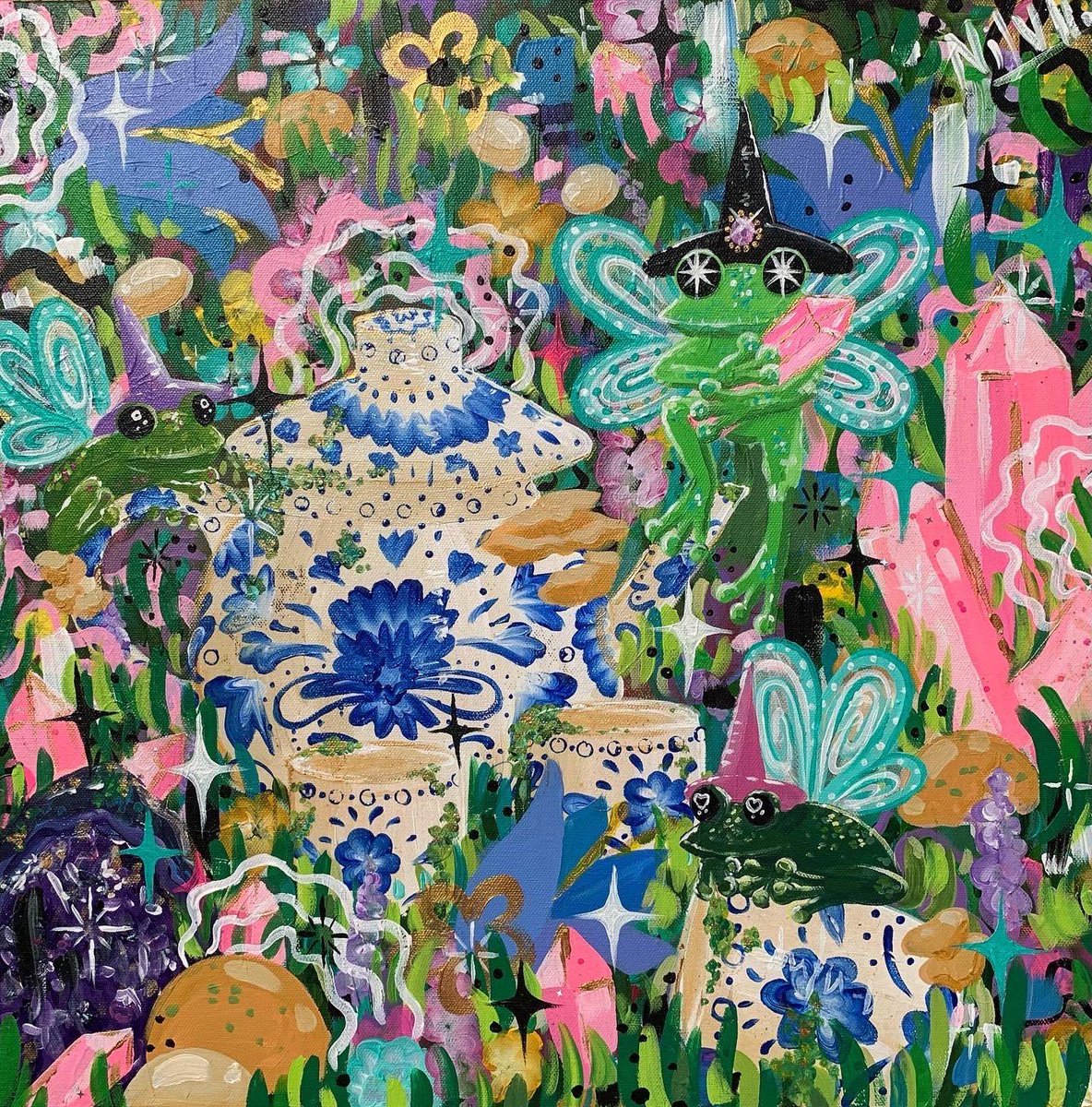 artpixiexo's tweet image. Post 2 of ur favorite artworks &amp;lt;3 
(Anyone can join) 

Some of my favorite acrylic paintings I’ve ever done.