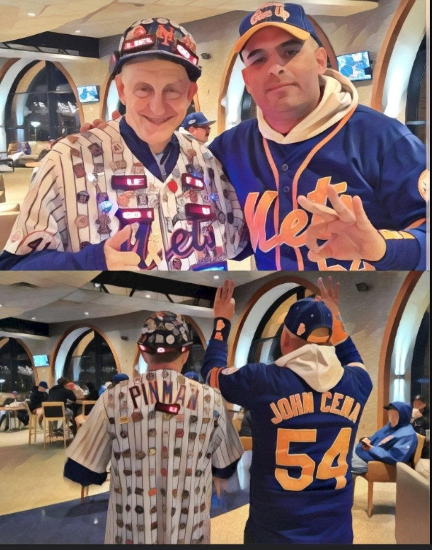 JohnCenaJersey's tweet image. Never gets old hanging out with the famous Mets PinMan. Always great to see him

#johncena #metspinman #johncenametsjersey #famousmetsfans #facesofmetsfans #LGM #CitiField #webleedorangeandblue🔶🔷 #hustleloyaltyrespect👌👌 #nevergiveup #johncenajersey #metsbaseball #NYMets