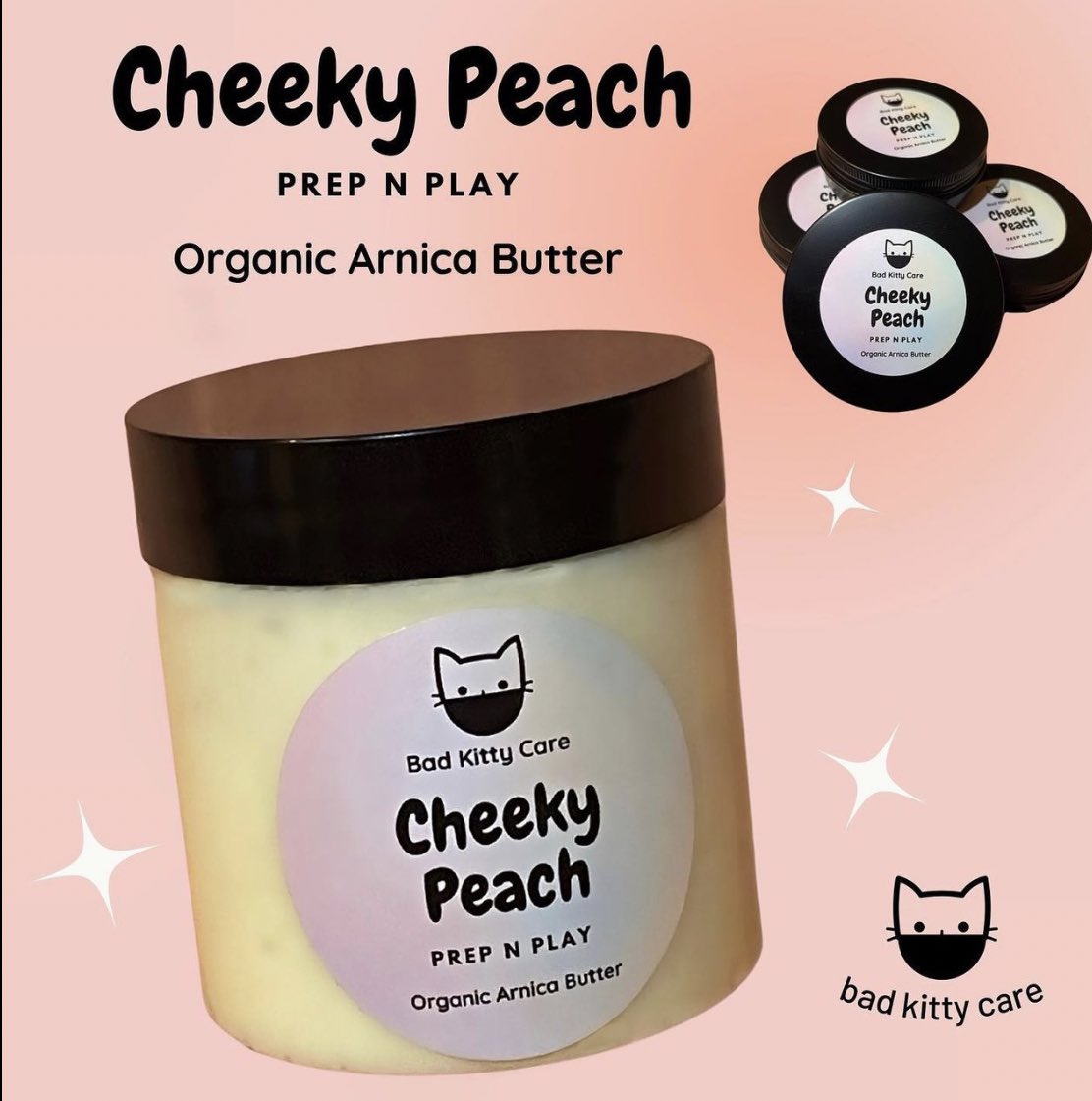 BadKittyCare's tweet photo. Spanko &amp; BDSM Artisanal Skincare🌟

We make specially made Arnica-infused Aftercare Products formulated to heal, protect, and soothe (impacted) skin. 

✨Organic &amp; Cruelty-free 
✨Clean Premium Ingredients  
https://t.co/M5iBxonrXT https://t.co/9C6f3juVIM