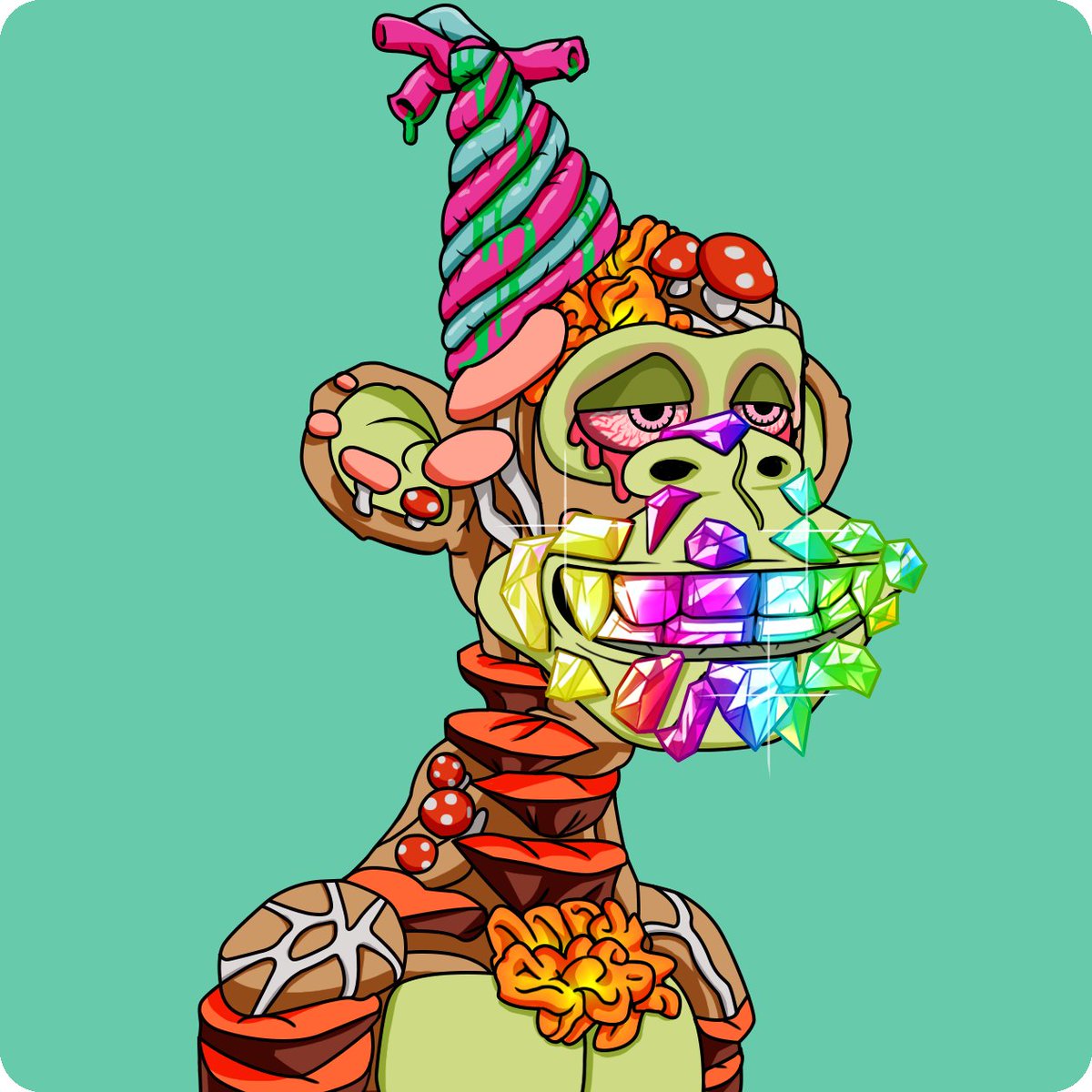 Bored Ape #1357 just drained an M1 serum and altered into Mutant Ape #12714. #BAYC to #MAYC

There are now only 551 mutants remaining!

Opensea: opensea.io/assets/0x60e4d…