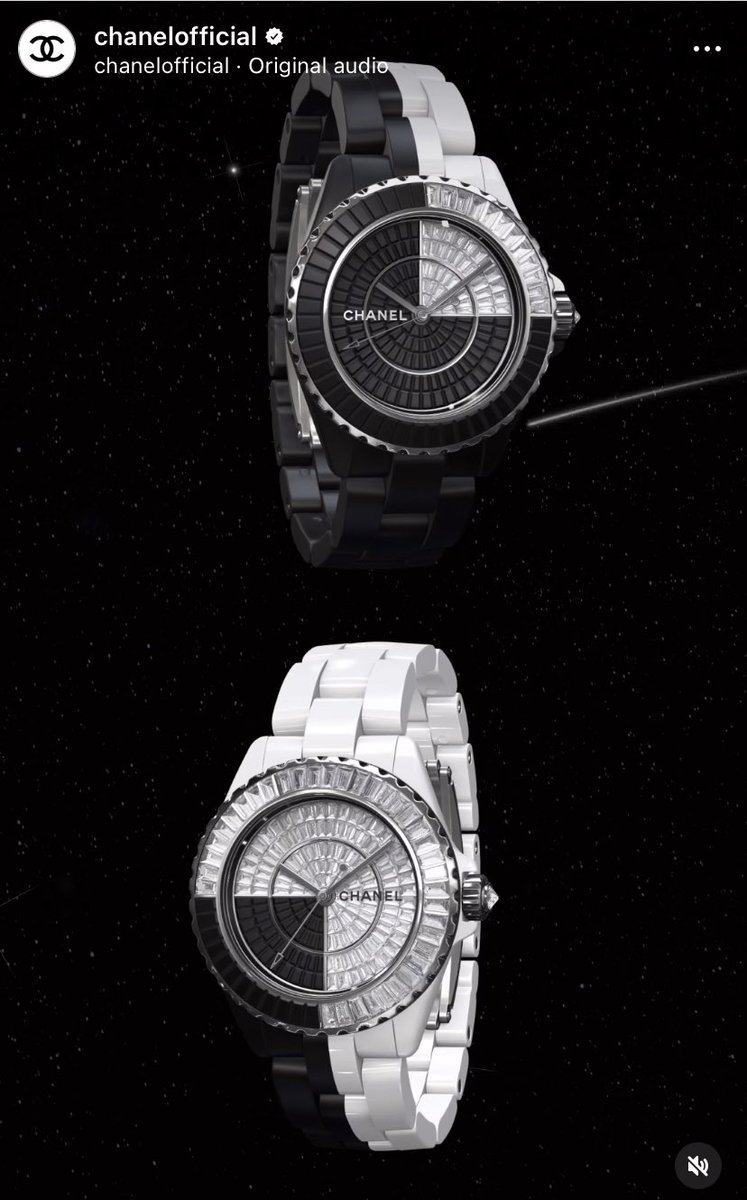 Azalea35151's tweet photo. The #J12 From the #ChanelInterStellar Collection.
I have a feeling we will soon see the photos of our Chanel Ambassador wearing these pieces.
#KimGoEun #ItsAllAboutSeconds https://t.co/RIbK6JN9u7