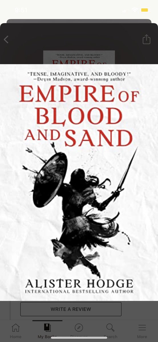 And done!  Grimdark story about genocide, monsters, and magic. Quick read that is easy to get invested in.  Full review to come!  <a href="/AlHodge79/">Alister Hodge</a>