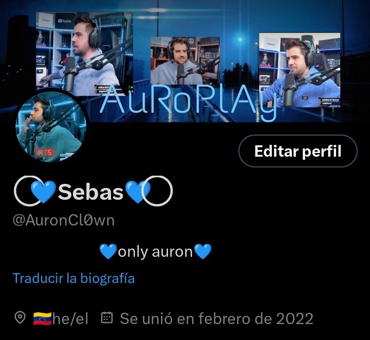 AuronC1Own's tweet photo. HOLA A TODOS DE NUEVO 🥰🫂 SOY SEBAS (@AuronCl0wn) EH VUELTO EN ESTA CUENTA POR FAVOR RT 🔄 Y FAV ♥️ PARA LLEGAR CON MIS MUTUALS 💙💙💙 https://t.co/isz2JRG1JF