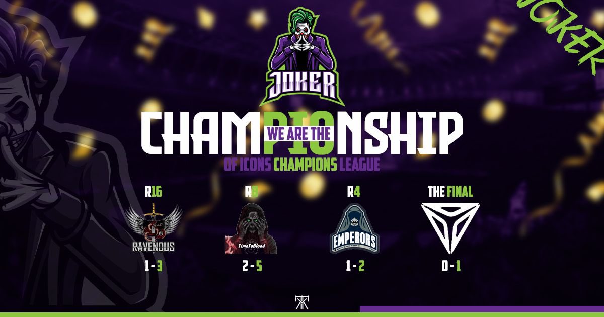 JOKERFC_1's tweet photo. Full time: 
- @ProClubIcons 
- FINAL🏆
- @TripleeEsports 
- 1 - 0 ✅

We are the Chamions!!!

رجال جوكر ابطال لبطولة دوري ابطال الايكونز بعد الفوز بجداره (داخل الملعب) 

🏆🏆🏆🏆❤️❤️❤️❤️ https://t.co/91X8LJNDtv