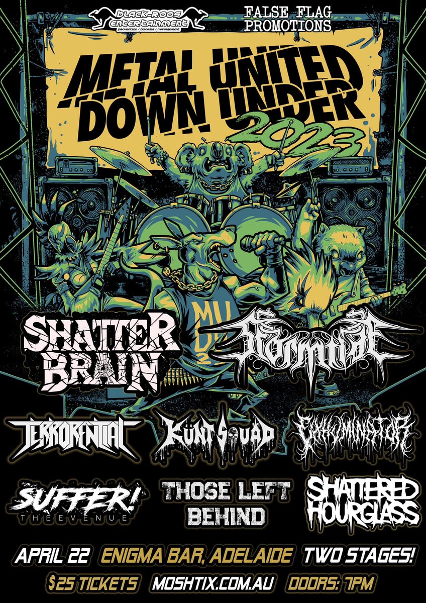 stormtide_'s tweet photo. #Adelaide - We are just 10 days away from raiding your fine city of churches and laying waste to your taverns.

Make sure you're there to witness it at Metal United Down Under! Check the link in our profile!

#metal #livemusic #deathmetal #stormtide #gigs https://t.co/PWIGVrmluc