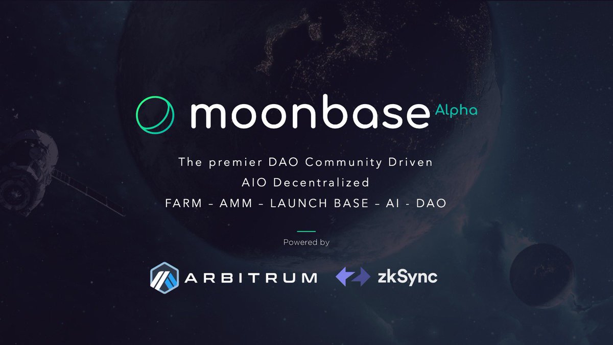 Cutting edge Arbitrum + zkSync DAO Community driven DEX ecosystem arrives soon! #themoonbase <a href="/arbitrum/">Arbitrum</a> <a href="/zksync/">ZKsync</a> <a href="/ArbitrumNewsDAO/">ANDAO (💙,🧡) 🦇🔊</a> <a href="/zkSyncL2/">zkSync 🍥</a> #DAO