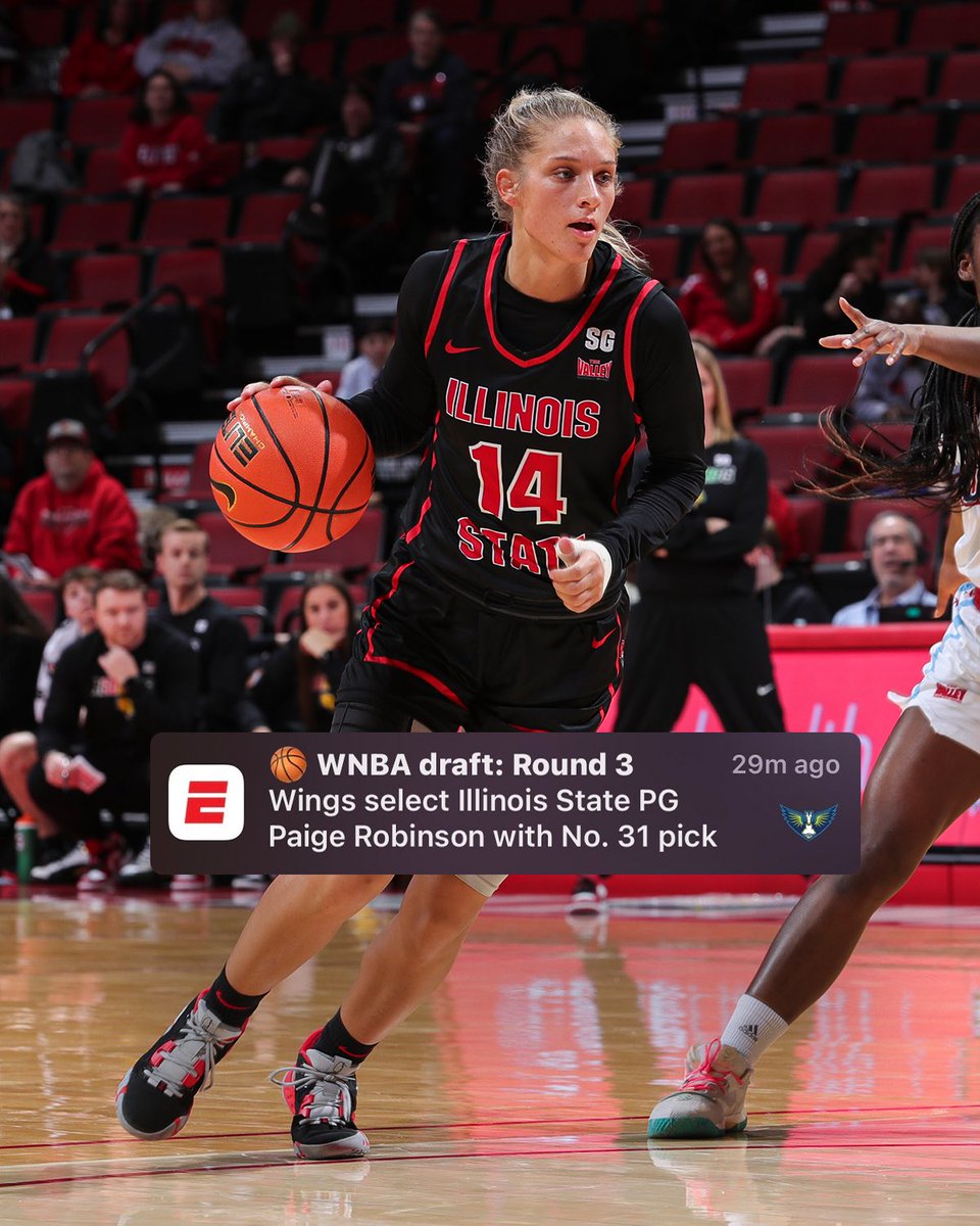 The best type of notification to get🥹

#WNBADraft