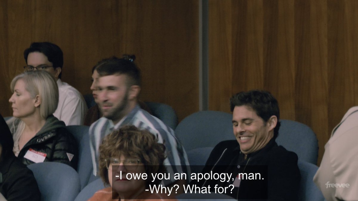 spidermannwh's tweet photo. this interaction alone makes jury duty a 10/10 watch already https://t.co/zOxB12u5Ay