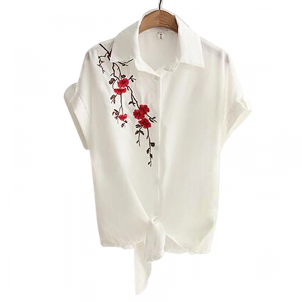 Erjo_Store's tweet photo. #fashion #style #tech Women's Casual Blouse With Floral Embroidery https://t.co/KLU8l0ZSN3