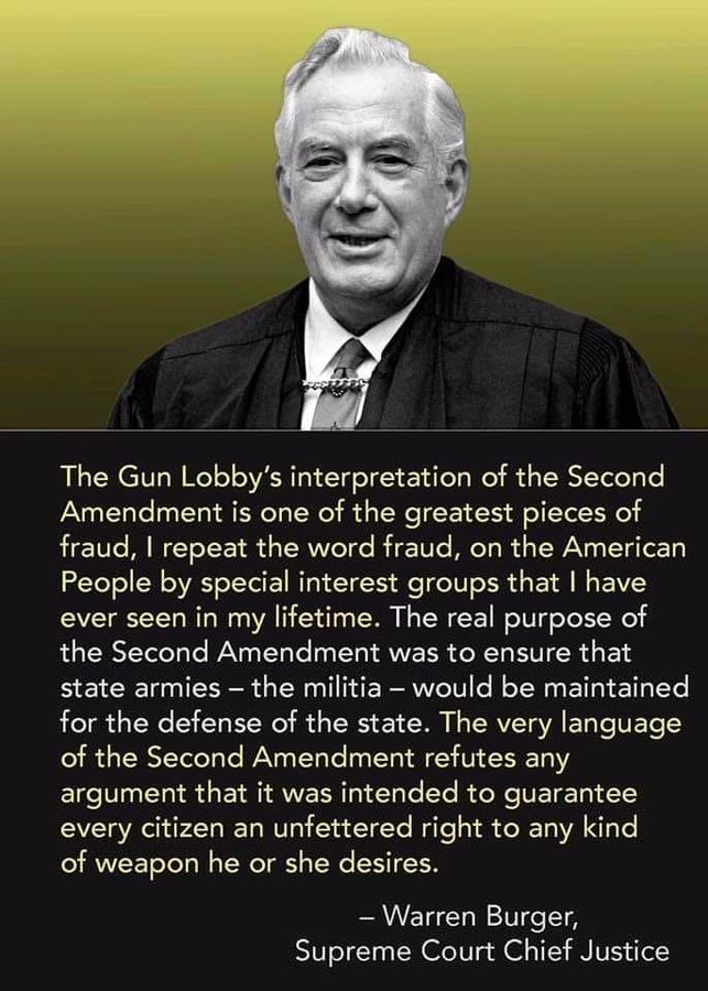 RealRussBaker's tweet photo. Burger, appointed by a Republican president, actually DID say this:  (verify at https://t.co/FjvlL0eeKW ) https://t.co/K3I53WzfDL