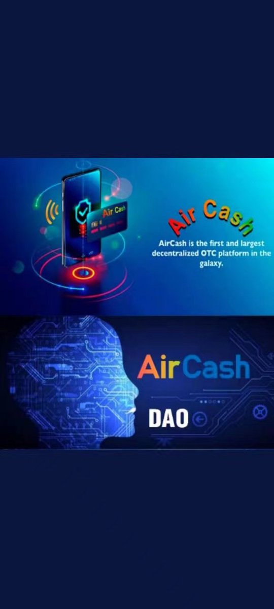Just started using #AirCash and I'm impressed by its decentralized nature. Finally, a platform that truly puts power in the hands of the people!@Aircoinreal
#AirCoinDAOLabs #AirCoin #AirCash #AirSwap #AirArmy #AirChain #AirDAO #AIRNFT #ACGVentures #Air #1000xGems