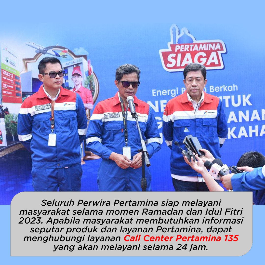 Pertamina hadirkan layanan Call Center 135 jika membutuhkan informasi seputar produk dan layanan Pertamina selama 24 jam.
<a href="/pertamina/">PERTAMINA</a>
@KemenBUMN
#Pertamina
#EnergyToday
#EnergyTodayID
#TheEnergyToday