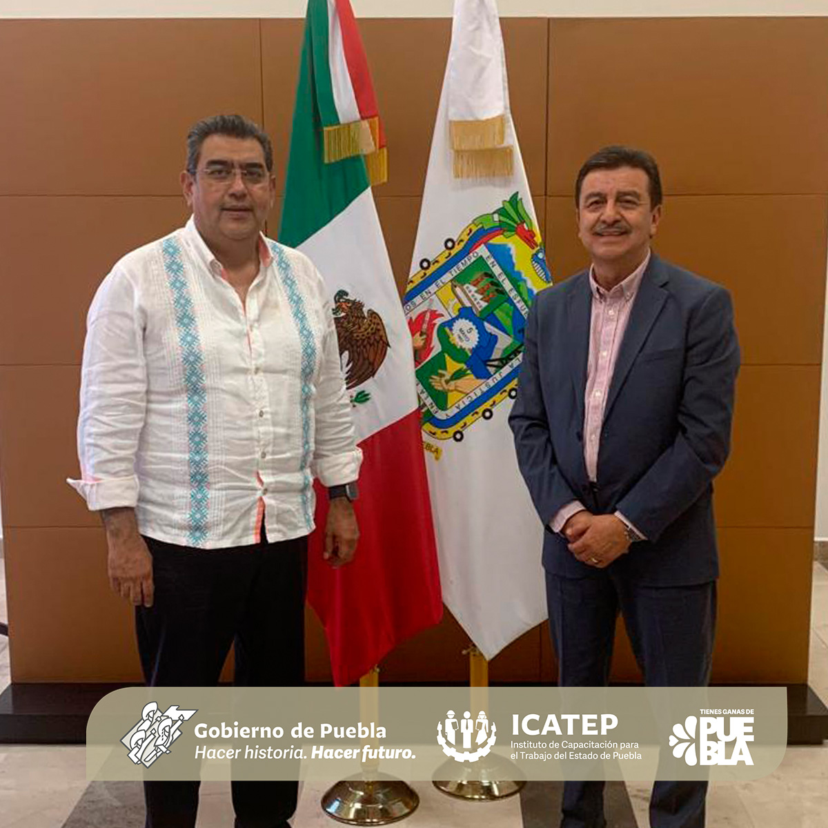 Hoy, el Gobernador <a href="/SergioSalomonC/">Sergio Salomón</a> recibió al Director General de #ICATEP, Jonathan Salazar Mendiguchía, con el objetivo de fortalecer su colaboración en pro de #UnGobiernoPresente, que proporcione las herramientas necesarias para el desarrollo...