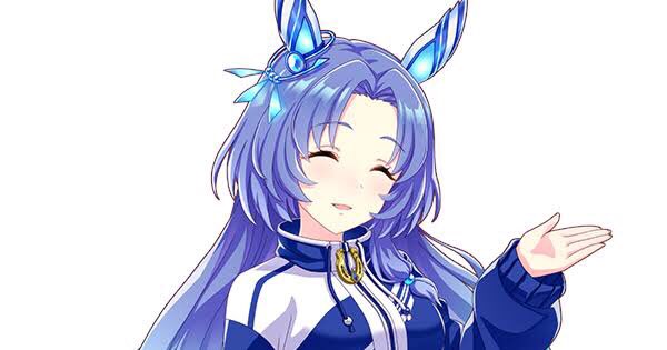 1girl solo closed eyes long hair blue hair smile jacket  illustration images