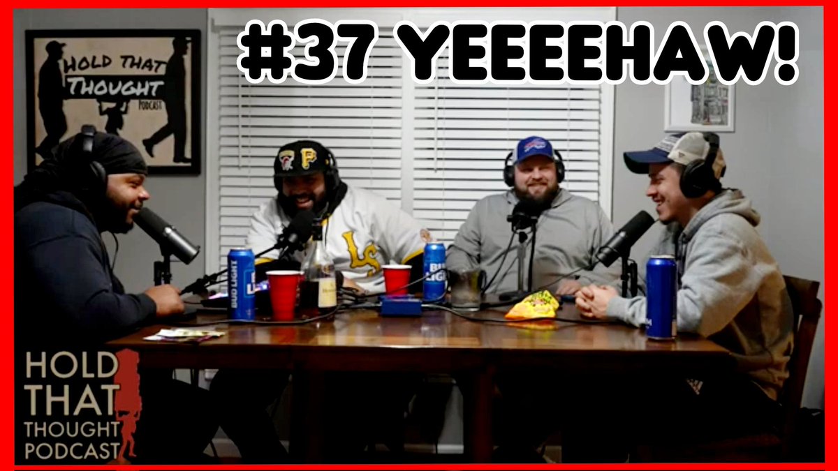 Hold_That_thght's tweet photo. 🚨New Episode🚨 #37 Yeeeehaw!

VIDEO https://t.co/p9MJR2iKW7

Audio https://t.co/sbqNCDItx0 https://t.co/YaiwikRejl