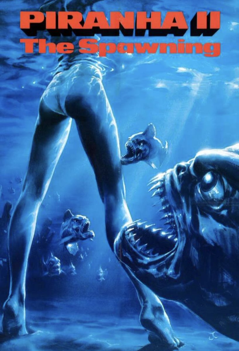 steviebeedub's tweet photo. #NowWatching Piranha 2 : The Spawning

Dir: James Cameron

#FlyingKillers #horror #HorrorMovies #FirstWatch #80s #HorrorCommunity #HorrorFamily https://t.co/ccluFhNDwH