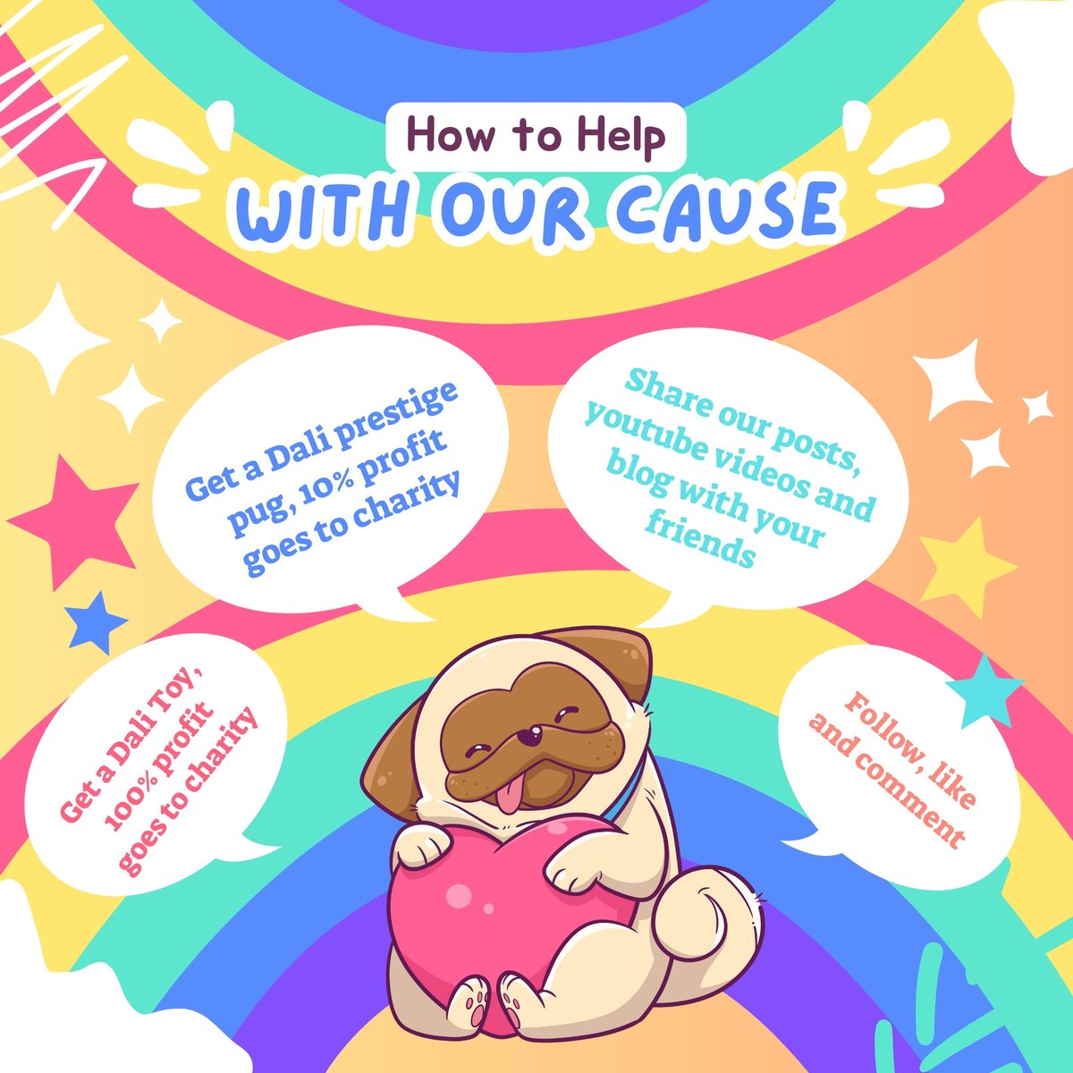 🐶🐾 Support our pawsome cause and make a difference! 🌟Explore this handy guide and join us in helping pets in need. 🐶❤️ Let's make a positive impact together!🙌 more about our cause: andorahstudio.com/our-cause 🐶❤️ #DaliPug #PetCharity #MakeADifference #PugLovers #SupportOurCause