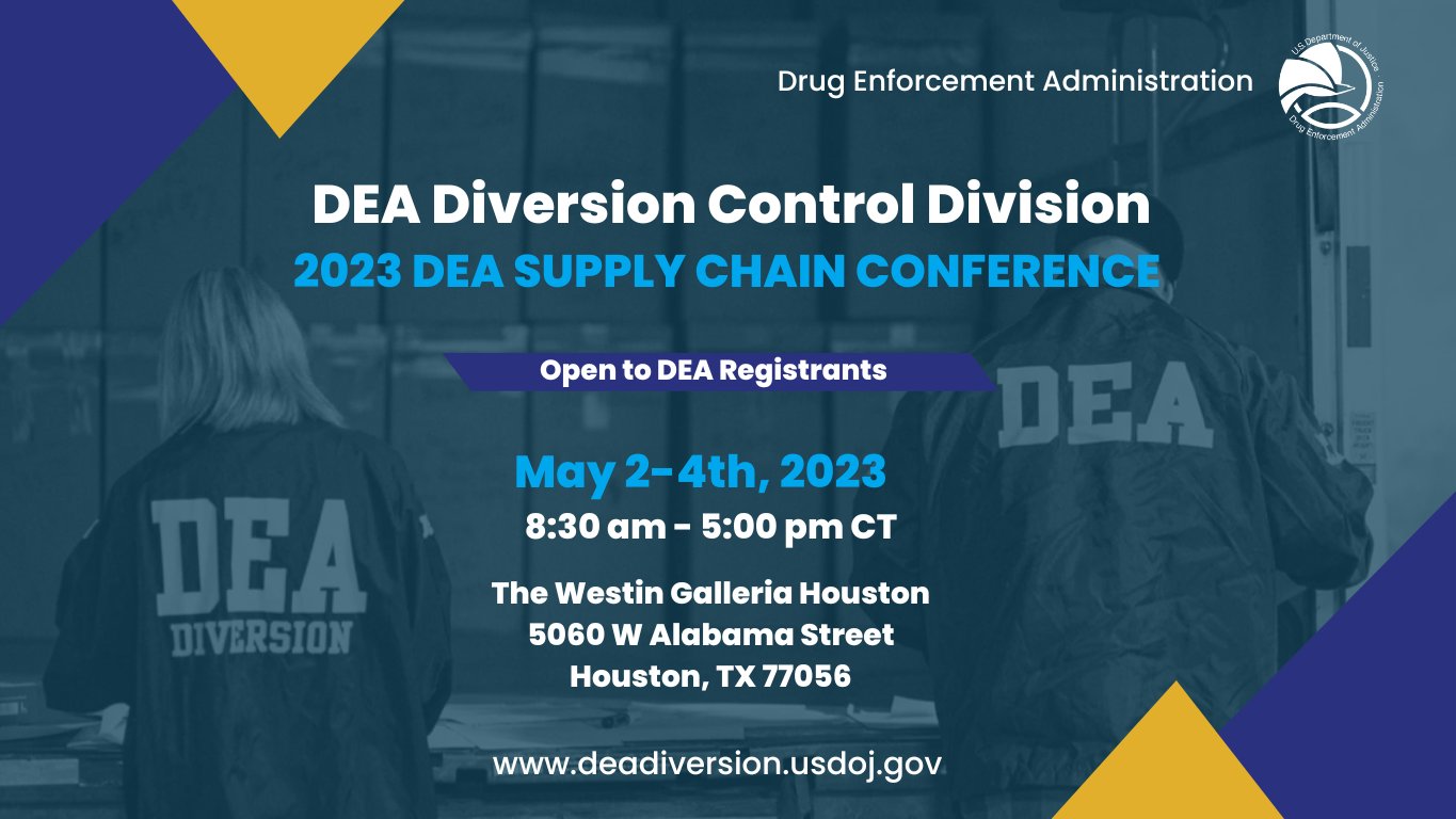 DEA HQ on Twitter "REGISTER TODAY! DEADiversion is hosting a Supply