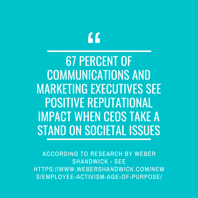 #MKT2x learners - can you think of great examples of CEOs who take a stand on societal issues?