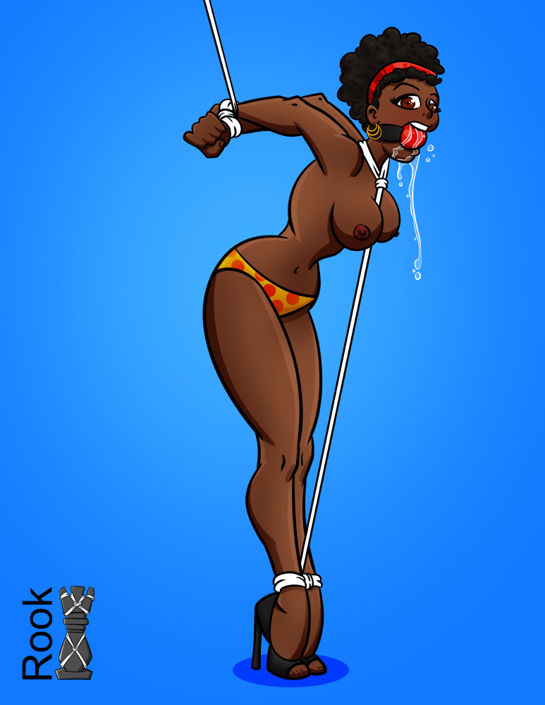 What is this sexy lady looking at?

—Rook