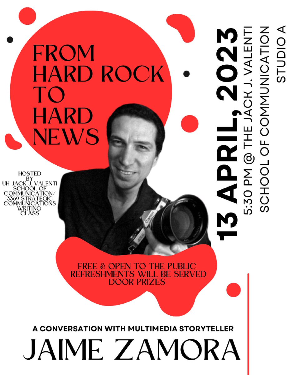 Countdown to #jzspeaks 🎸 Only 3 days until we go from #hardrocktohardnews‼️ Did we mention that there’s free food and door prizes😱🤯