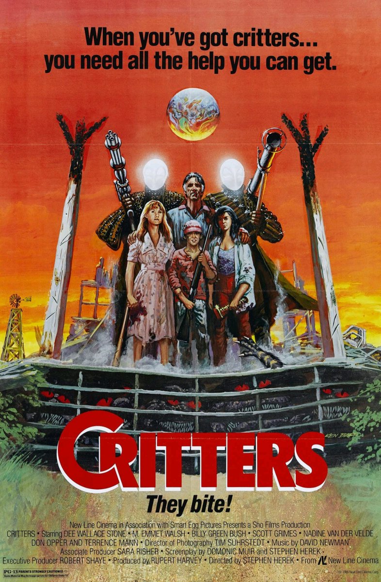 Released April 11, 1986(US).
#Critters
#DeeWallace
#comedy #horror #scifi #sciencefiction