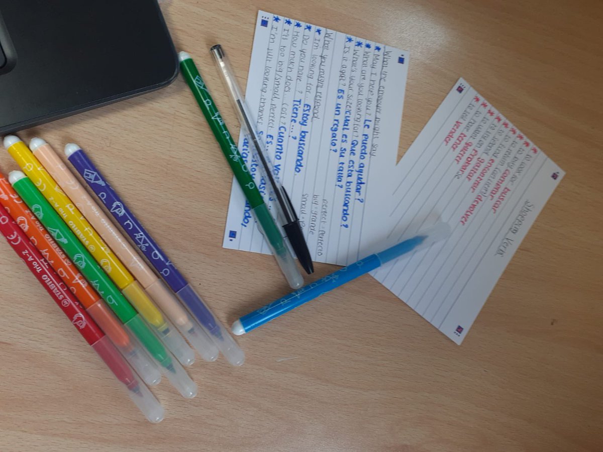 HHLanguages's tweet image. Year 10 pupils creating some great revision resources from this half term! Keep up the good work! #revision #LanguageLearning