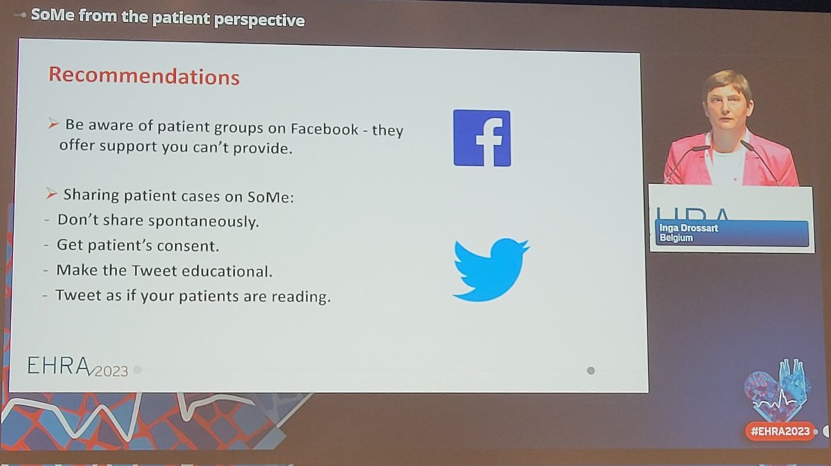 your tweets 👀 your patients

❗️recommendations for twitter by @Rhythmisit on slide

#EHRA2023 #EHRA_ESC #EHRA_ecomm
