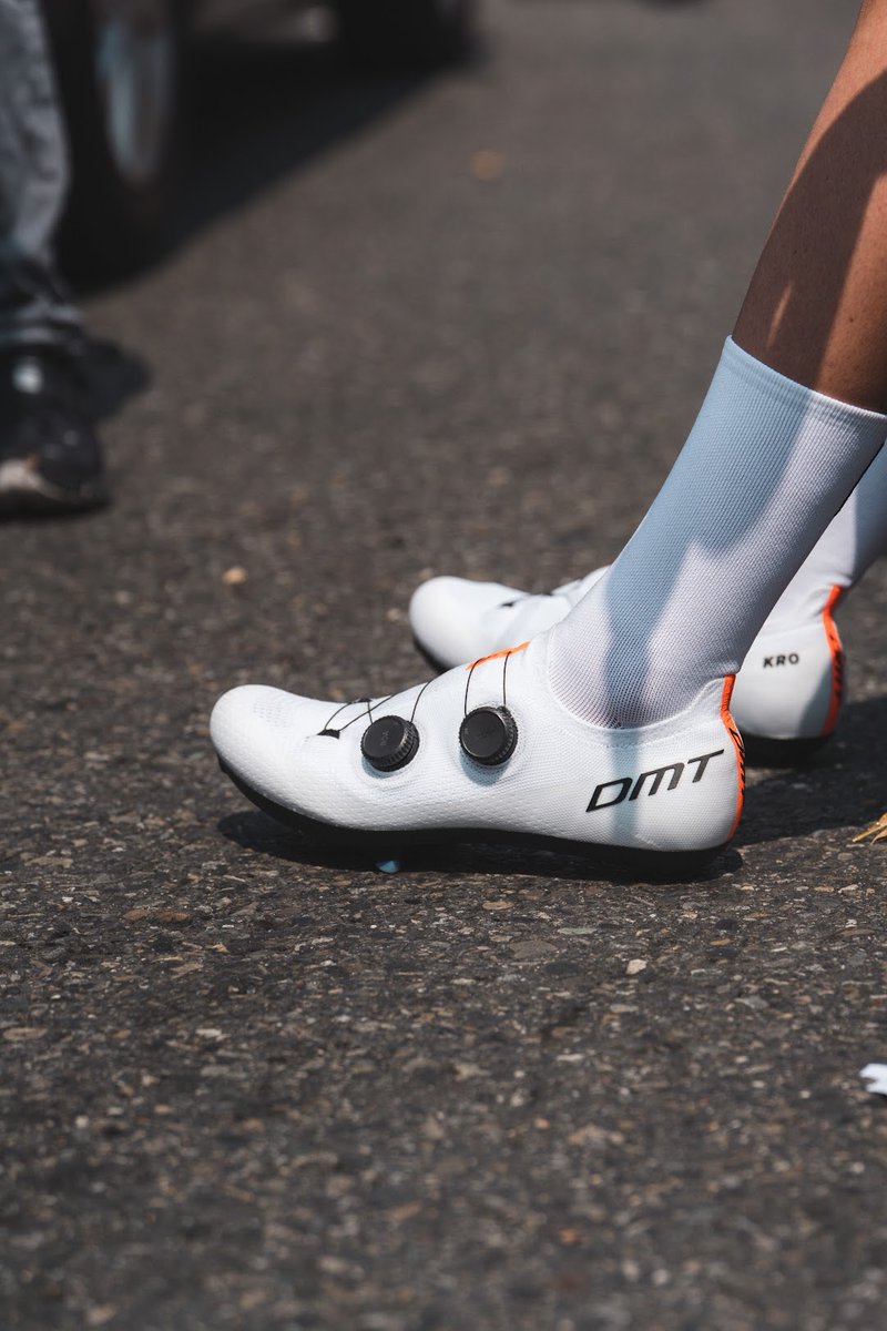Thank you <a href="/dmtcycling/">DMT Cycling</a> for making sure the @global6cycling team has the perfect shoe⚪️#KR0.