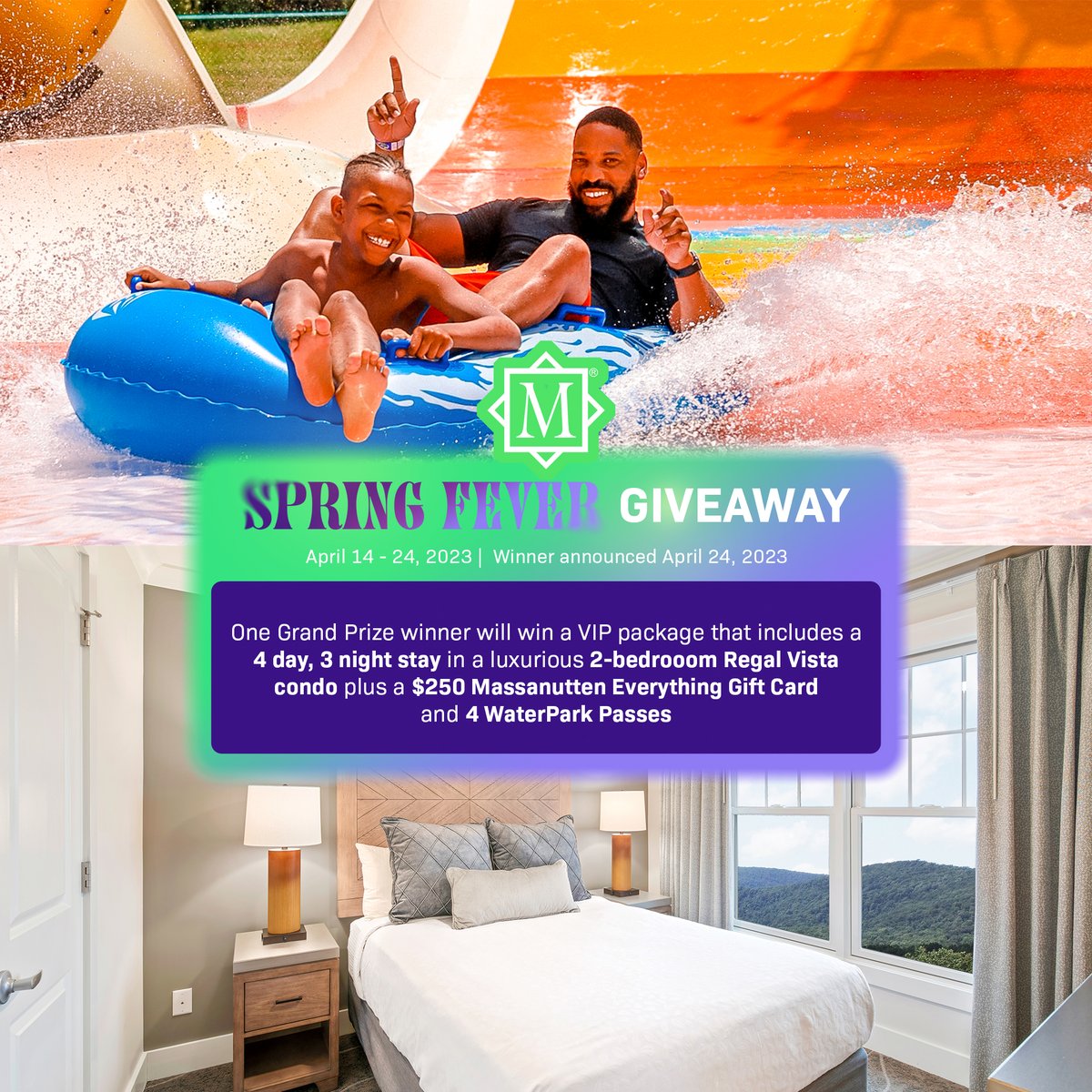 Enter for you chance to win at massanutten.app.do/spring-fever-g…