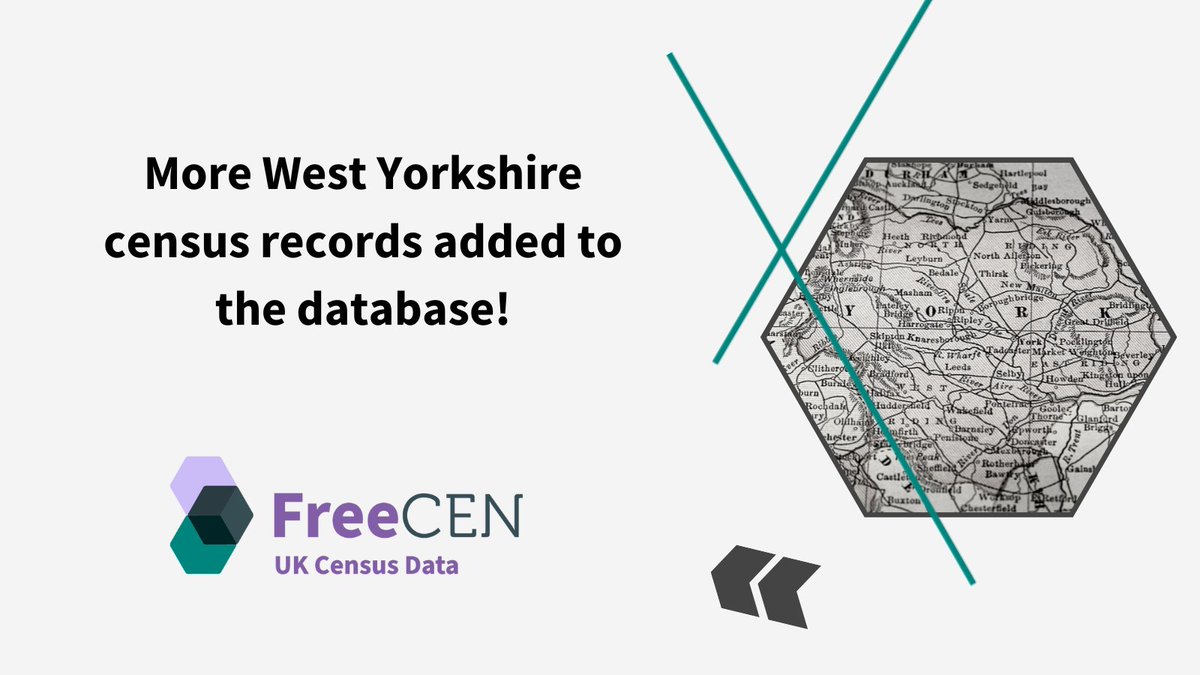 Lost your ancestors in Yorkshire, West? During March, our volunteer transcribers added thousands of new census records to the FreeCEN database for 1861, 1871 and 1891. Search now at freecen.org.uk <a href="/wyorksarchives/">West Yorkshire Archive Service</a>