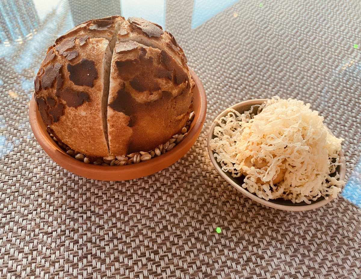 Something different – and surprisingly enjoyable – Tiger bread with Branston Pickle butter at Knipe Grill at Gilpin Lake House <a href="/gilpinhotel/">Gilpin Hotel & Lake House</a>
#LakeDistrict