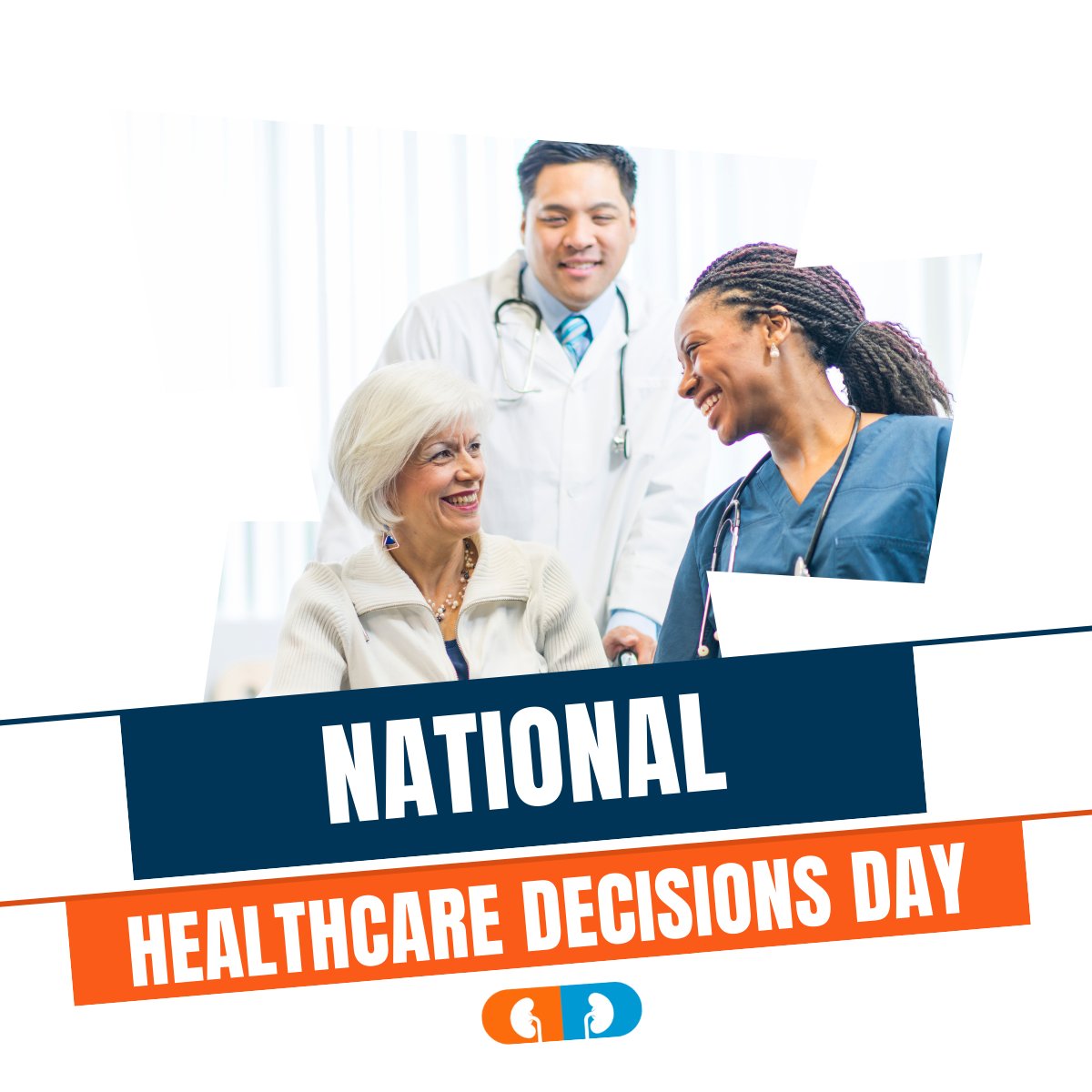 #NationalHealthcareDecisionsDay is celebrated this week across the country.

We are empowering patients, pharmacists and other health care practitioners to to make decisions together that will achieve the best kidney care for all.
#TwitteRX #pharmacists #NephTwitter #kidneycare