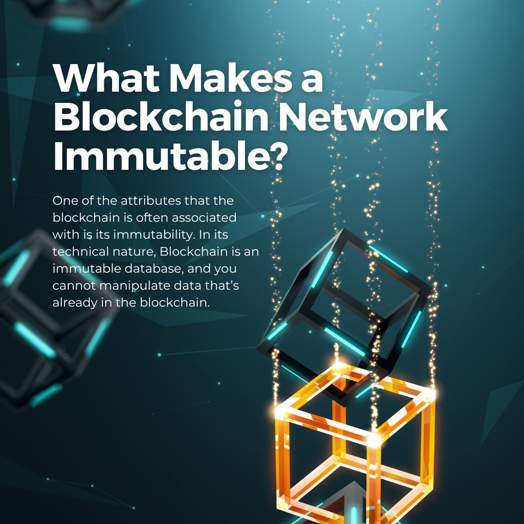idna_app's tweet photo. One of the key elements that make blockchain immutable is #cryptographic hashes, which is why blockchain is immutable⚡
Read more - https://t.co/dJMmMrLUkP
#blockchaintechnology #blockchain https://t.co/6YfOnBOFAa