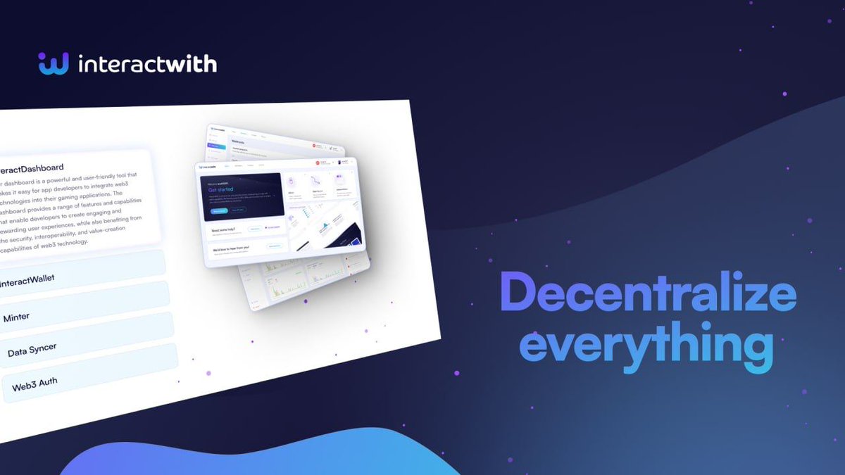 _InteractWith's tweet photo. By enabling new forms of interaction and value exchange within the gaming industry, InteractWith is driving the growth and development of the #web3 gaming market. https://t.co/sS4JJ3Vfsg