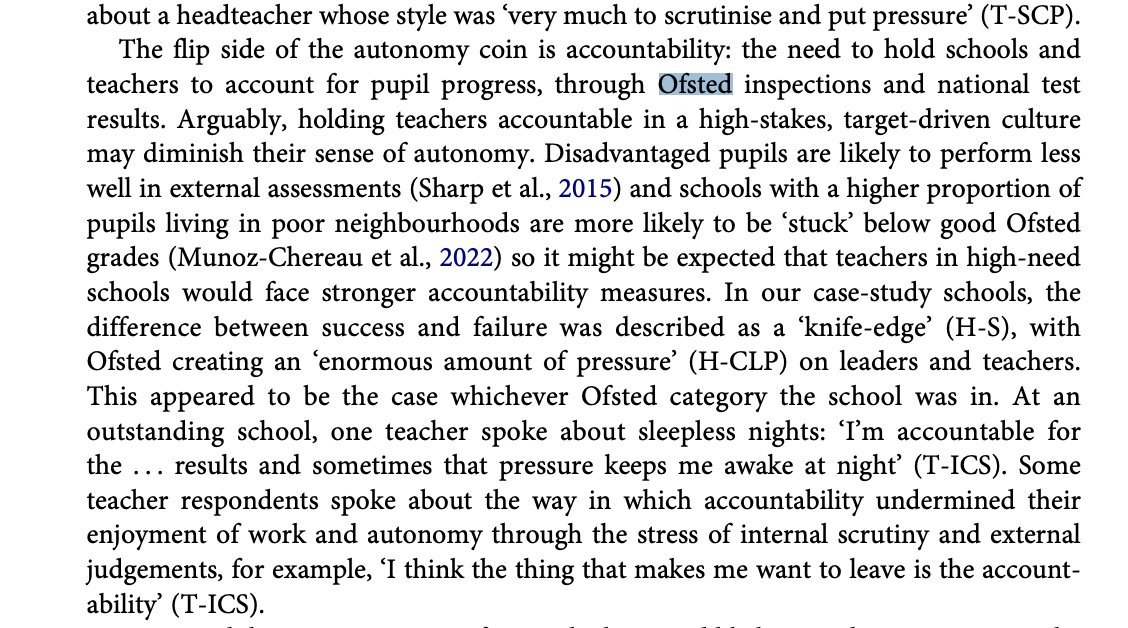 TeacherToolkit's tweet image. This will be difficult reading for @Ofstednews and HMCI. 

New research investigates the factors that encourage teachers to REMAIN working in challenging schools.

It validates the experiences of thousands of teachers.

Teacher retention in challenging schools (Arthur &amp;amp; Bradley,…