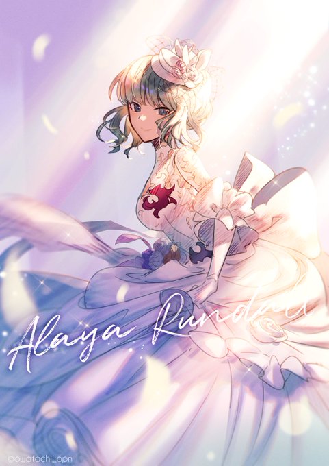 アライアのドレス素敵すぎる～～～!!サブシナリオ楽しみです!🥳
#幻影戦争アート
#幻影戦争 