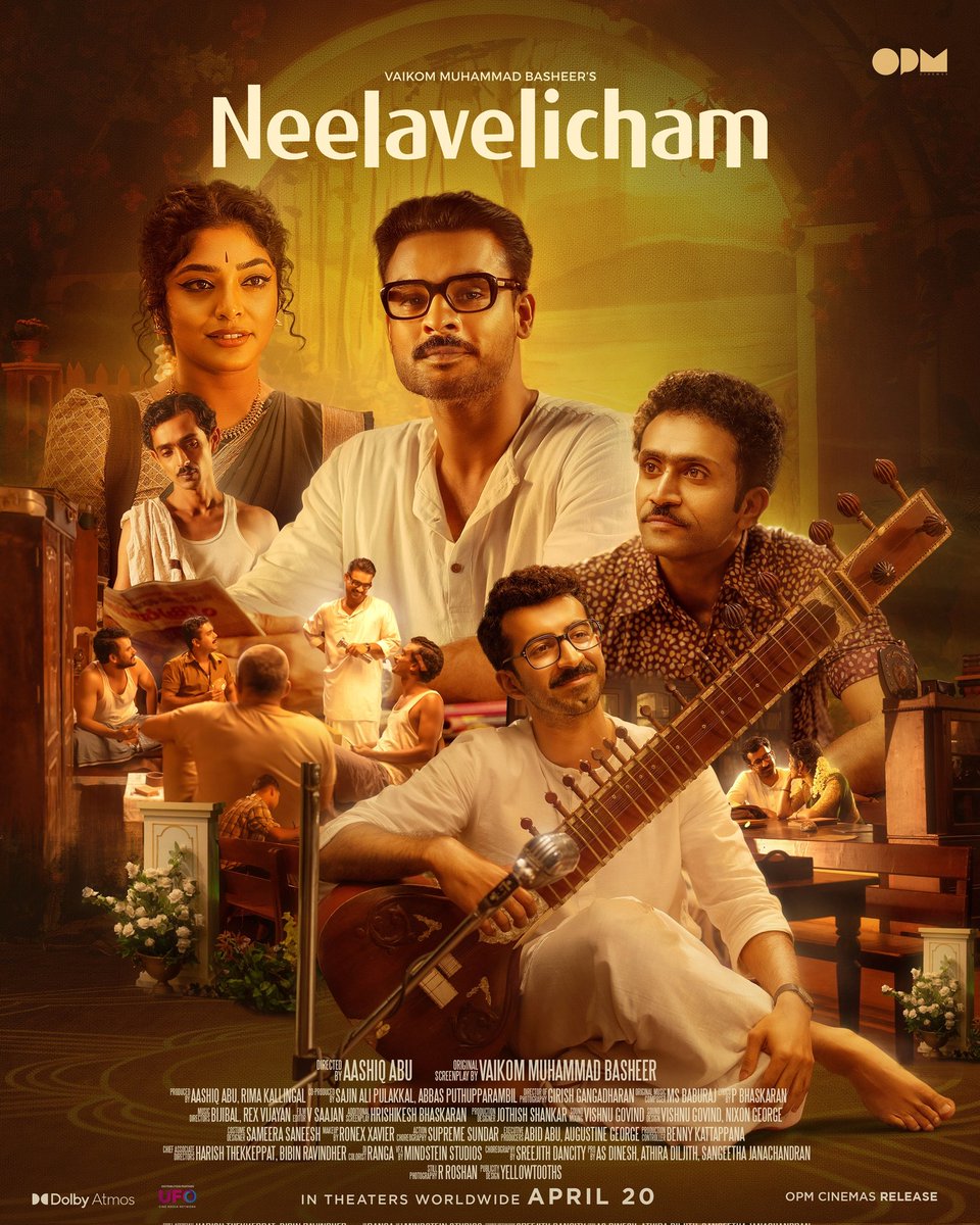 Neelavelicham's tweet photo. In Theaters April 20th 💙
https://t.co/Ikkc0gkhIh
Best experienced in 4K Dolby Atmos
Get tickets now!

#VaikomMuhammadBasheer #MSBaburaj #PBhaskaran #TovinoThomas #AashiqAbu #RimaKallingal #RoshanMathew #ShineTomChacko #GirishGangadharan #VSaajan #Bijibal #RexVijayan #OPMCinemas https://t.co/PiyoQLZiJR