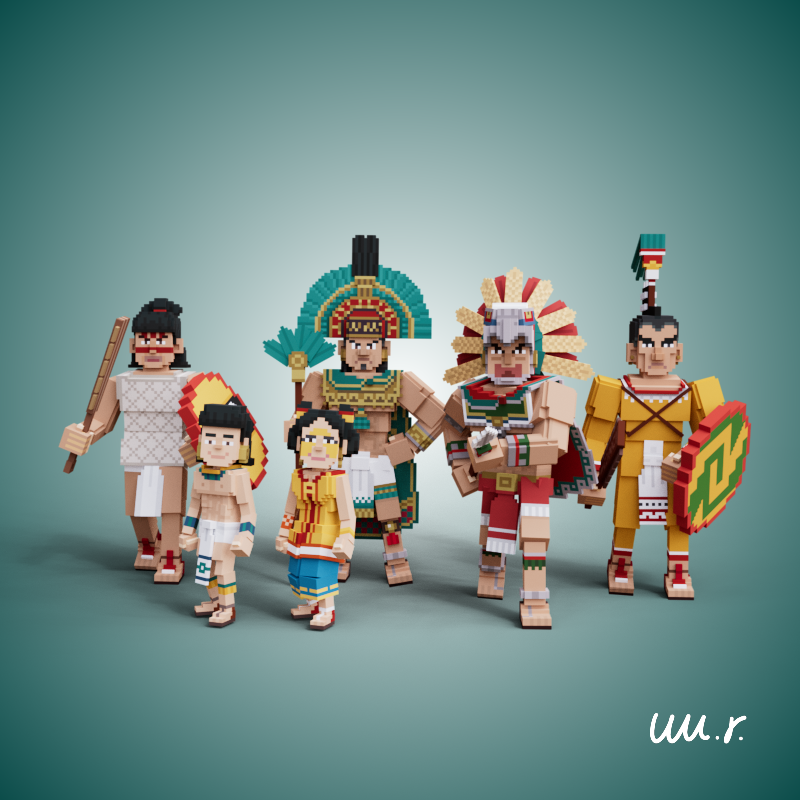 <Inca Civilization>

잉카 문명 친구들
.
#voxel #voxedit #voxelart #voxelartist #thesandboxgame #NFTs #metaverse
<a href="/thesandboxgame/">The Sandbox</a> <a href="/VoxEdit/">VoxEdit</a>