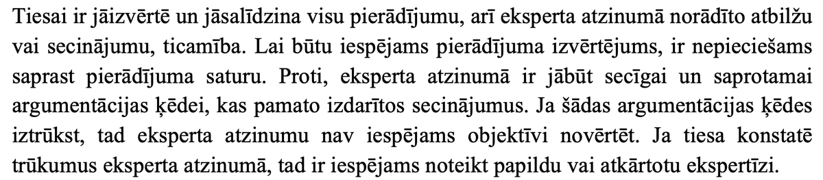 Kolēģiem juristiem varētu noderēt  Senāta spriedums lietā Nr. SKA-[A]/2023 par eksperta atzinuma ticamības novērtēšanu lemjot par atlīdzību no Ārstniecības riska fonda  at.gov.lv/downloadlawfil…