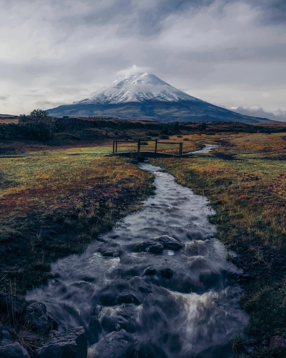 Calm morning beneath Cotopaxi