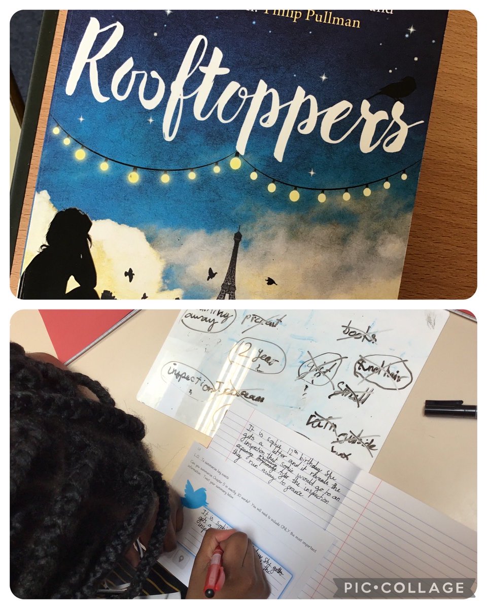 Stjohnscoventry's tweet photo. Year 5 are โtweetingโ their chapter summaries #rooftoppers โ๏ธ https://t.co/MgZf3TDFtU