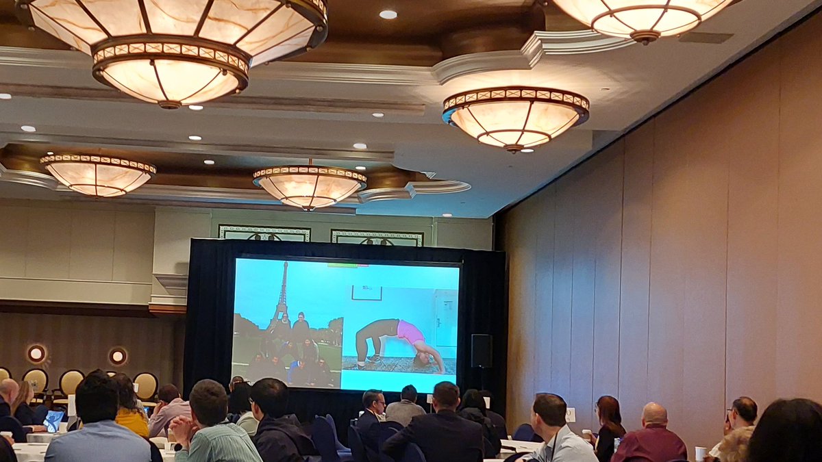 Parisa__Rashidi's tweet photo. Bridge2AI meeting, day 2. It is fun to mix and match with other B2AI PIs based on colored dots on our badges. We also got to see a lot of actual bridges as a side joke to the program!
#Bridge2AI2023 https://t.co/TMlhHIsVYV
