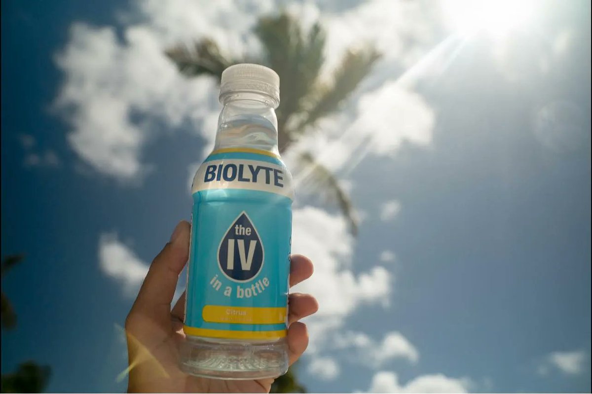 It's getting hot out there! Stay hydrated with our friends at @drinkbiolyte - the IV in a bottle!
