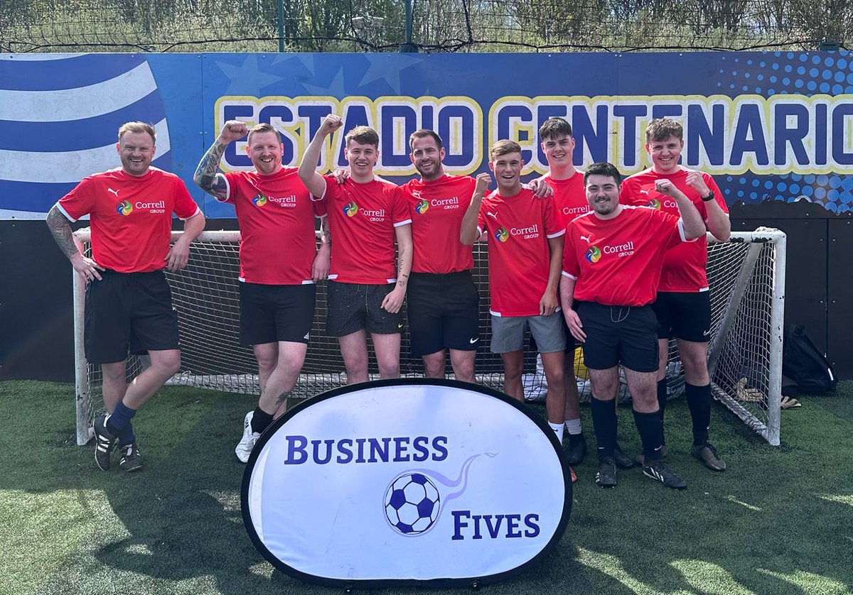 BusinessFives's tweet photo. Welcome @ServicesCorrell to our #biz5s National Finals event in Leeds! 

Good luck to the team playing in support of #TeessideFamilyFoundation⚽️ 

#footballforgood #charity #networking https://t.co/s9wgNXoKnF