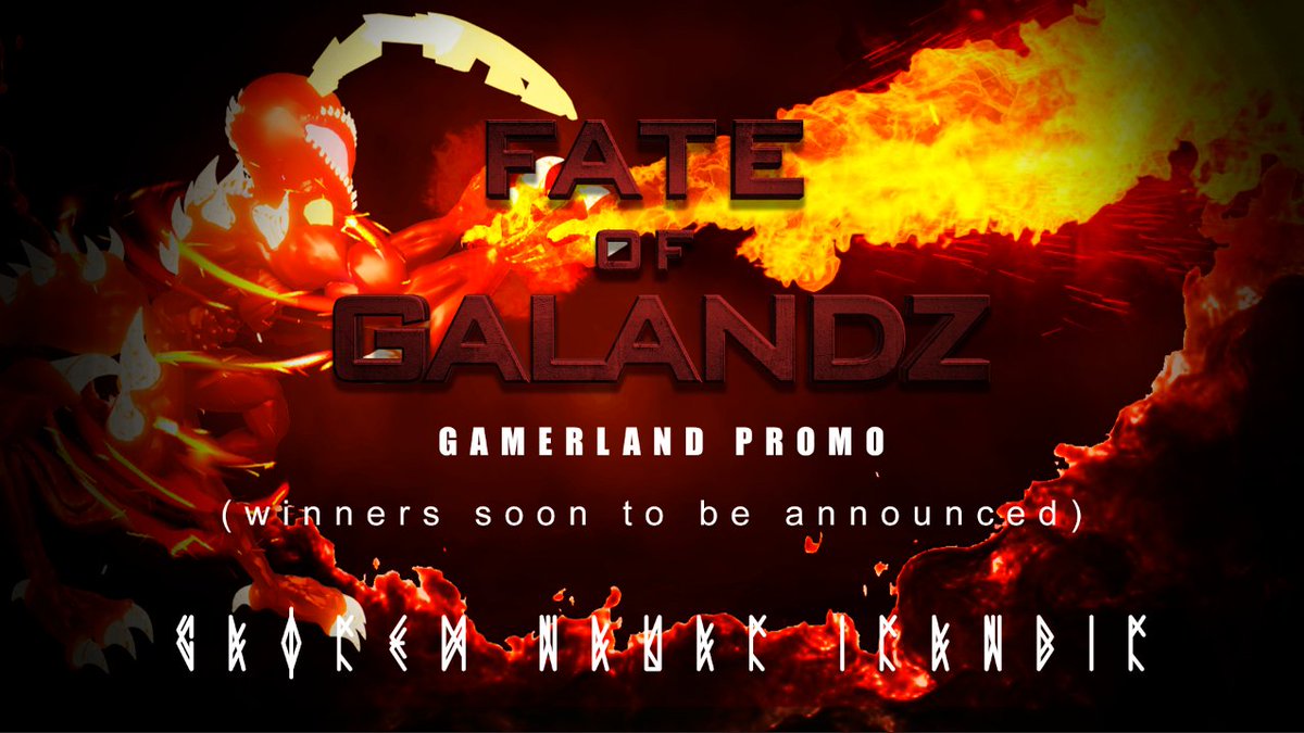 El equipo se está poniendo en contacto con los ganadores de nuestra promo en <a href="/GMLCostaDaurada/">GamerlandCostaDaurada</a> con @asobu_esports. Enhorabuena a tod@s y gracias en nombre de todo el equipo de #FateOfGalandz por todas las sugerencias y feedback recibido. Y sí... eso de ahí abajo es Galandi 😈LFG!