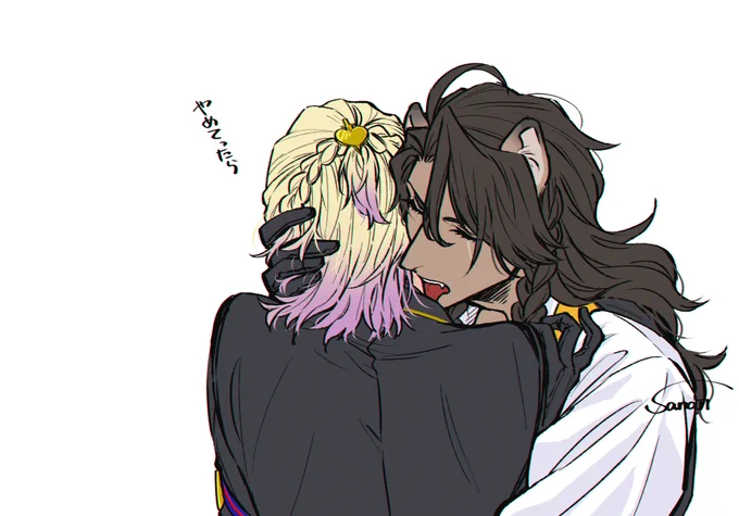 舐めすぎ…?(レオヴィルのらくがき 